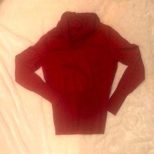 Metallic Red Turtleneck Size Medium